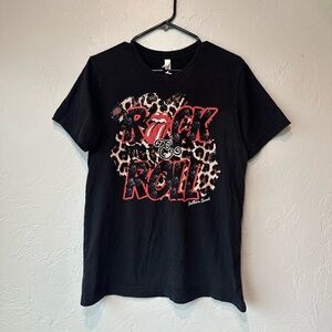 Bella Canvas Black Rock & Roll Tee